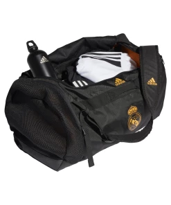 Sortie ⭐ Football Adidas Sac En Toile Real Madrid Moyen Format NOIR 🥰